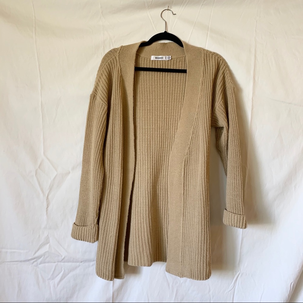 🌞 Missguided Sand Cardigan